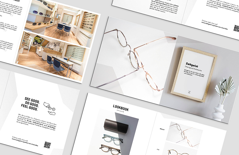 Graphic Design / Brochure Design for Eyewear Label